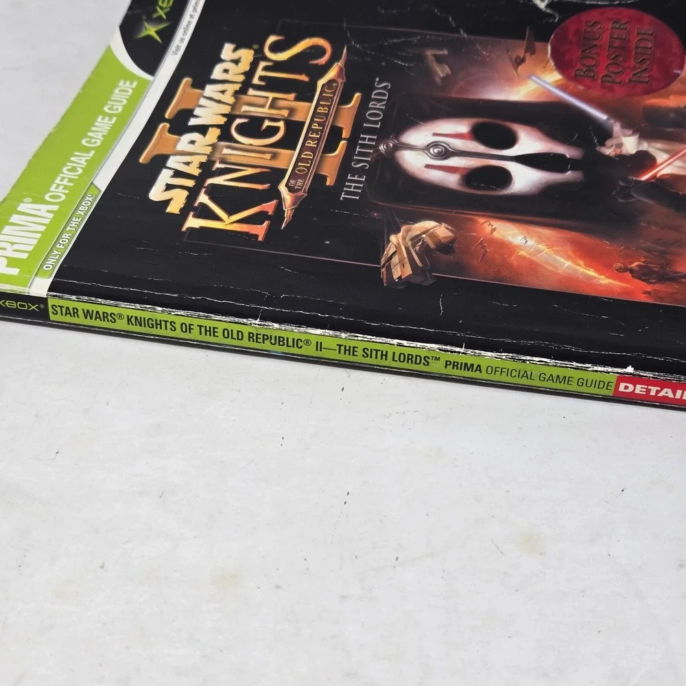 Star Wars Knights of the Old Republic II The Sith Lords Prima Game Guide Xbox